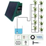 System nawadniania kropelkowego Solar do ogrodu, cyfrowy wyświetlacz, automatyczny system nawadniania na 10
