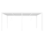 PERGOLA OGRODOWA LUXE 5.8x4M ALUMINIOWA Z MANUALNYM OTWIERANIEM DACHU BIAŁA - obrazek 4